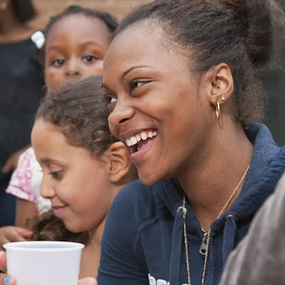 Our neighborhood potluck brings people together.