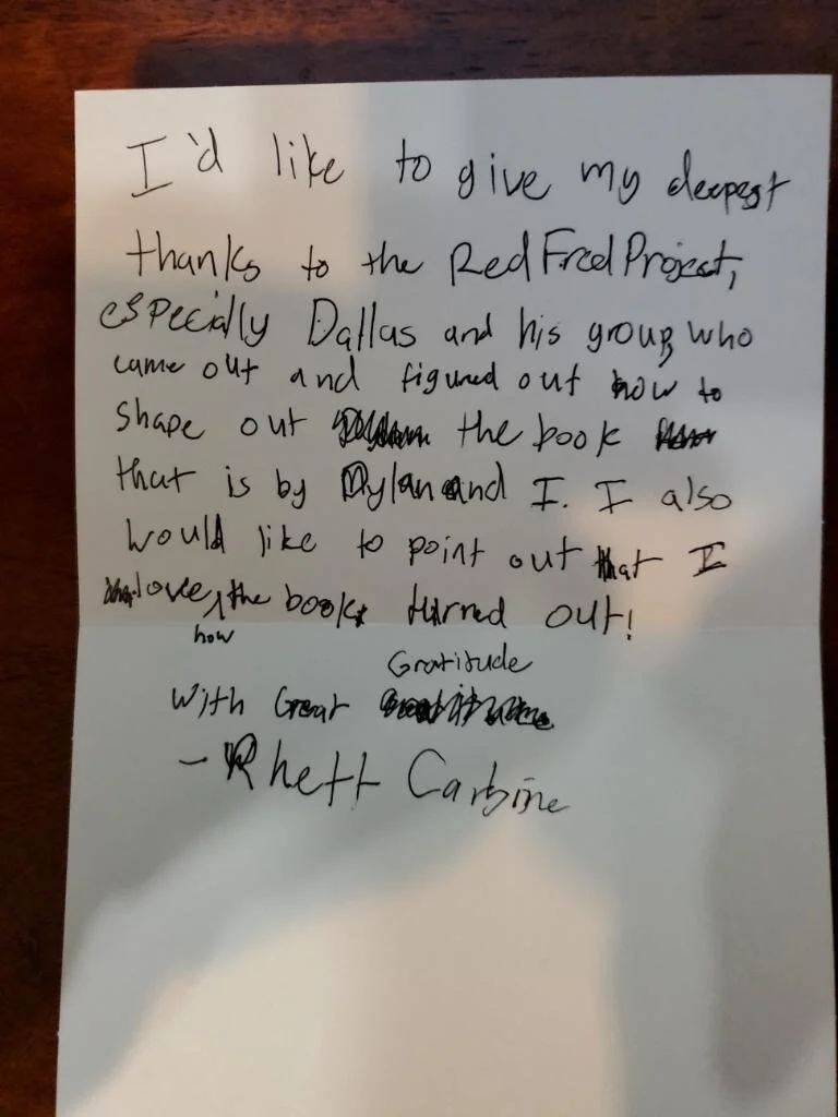 "Thanks Red Fred Project!" from Rhett &amp; Dylan Carbine