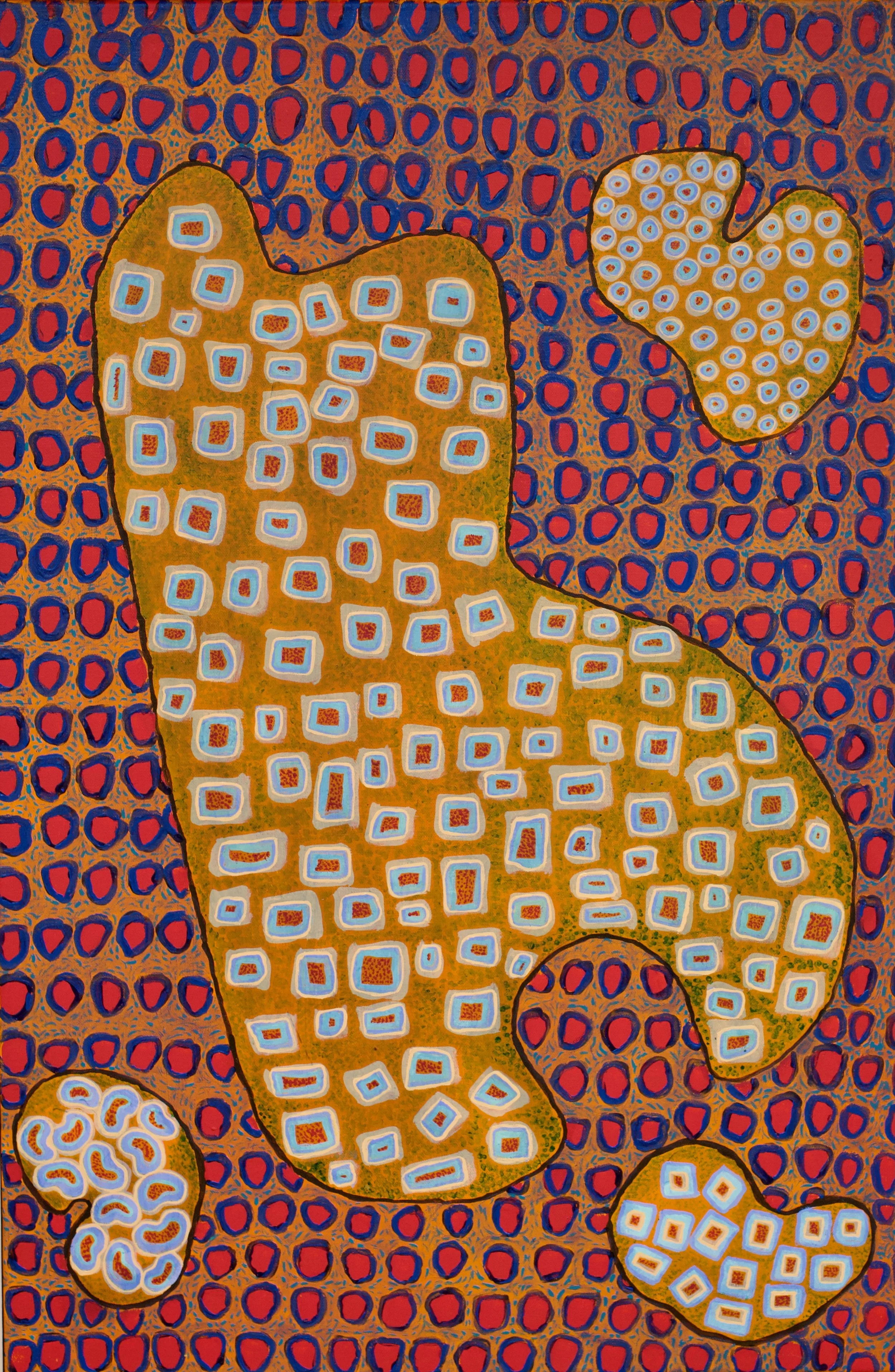 Birthed 30"x24" Acrylic on Canvas