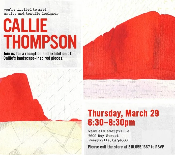 Solo Show at west elm Emeryville