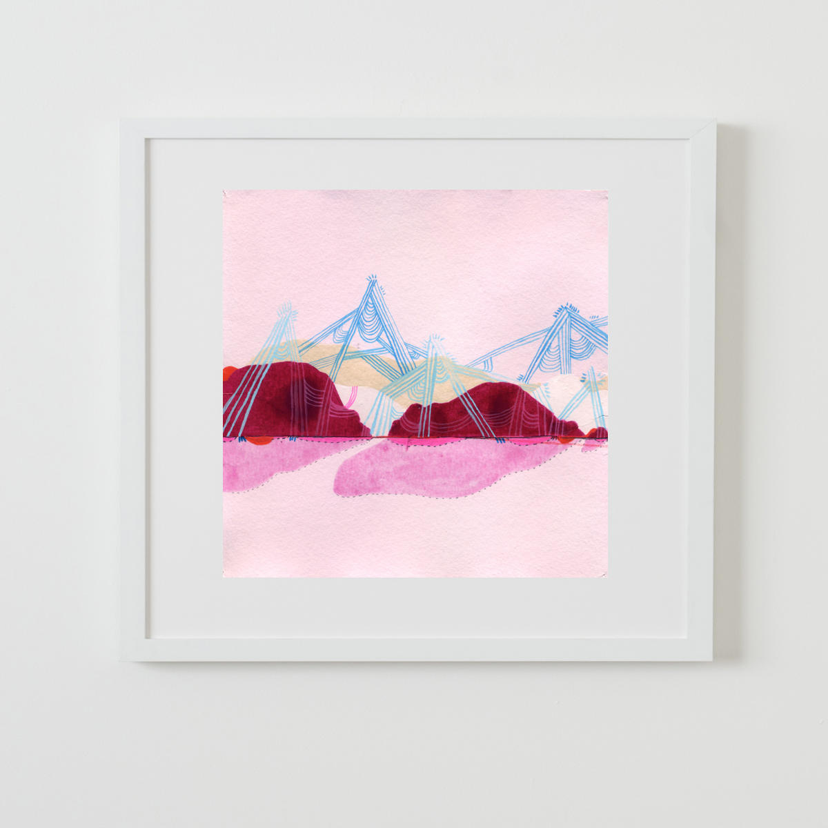 Awake in the Desert diptych