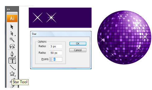 Disco Ball Tutorial step12
