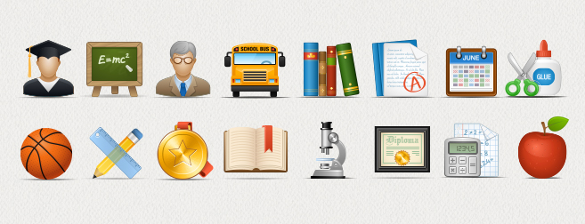 Education Icon Set