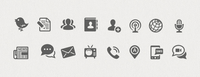 Social Media Icon Set