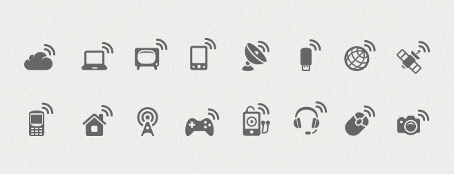Wireless Communications Icon Set