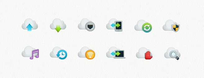 iCloud Icon Set