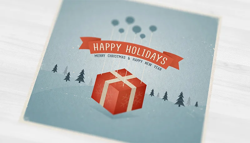 Vintage Christmas card design Available to purchase here