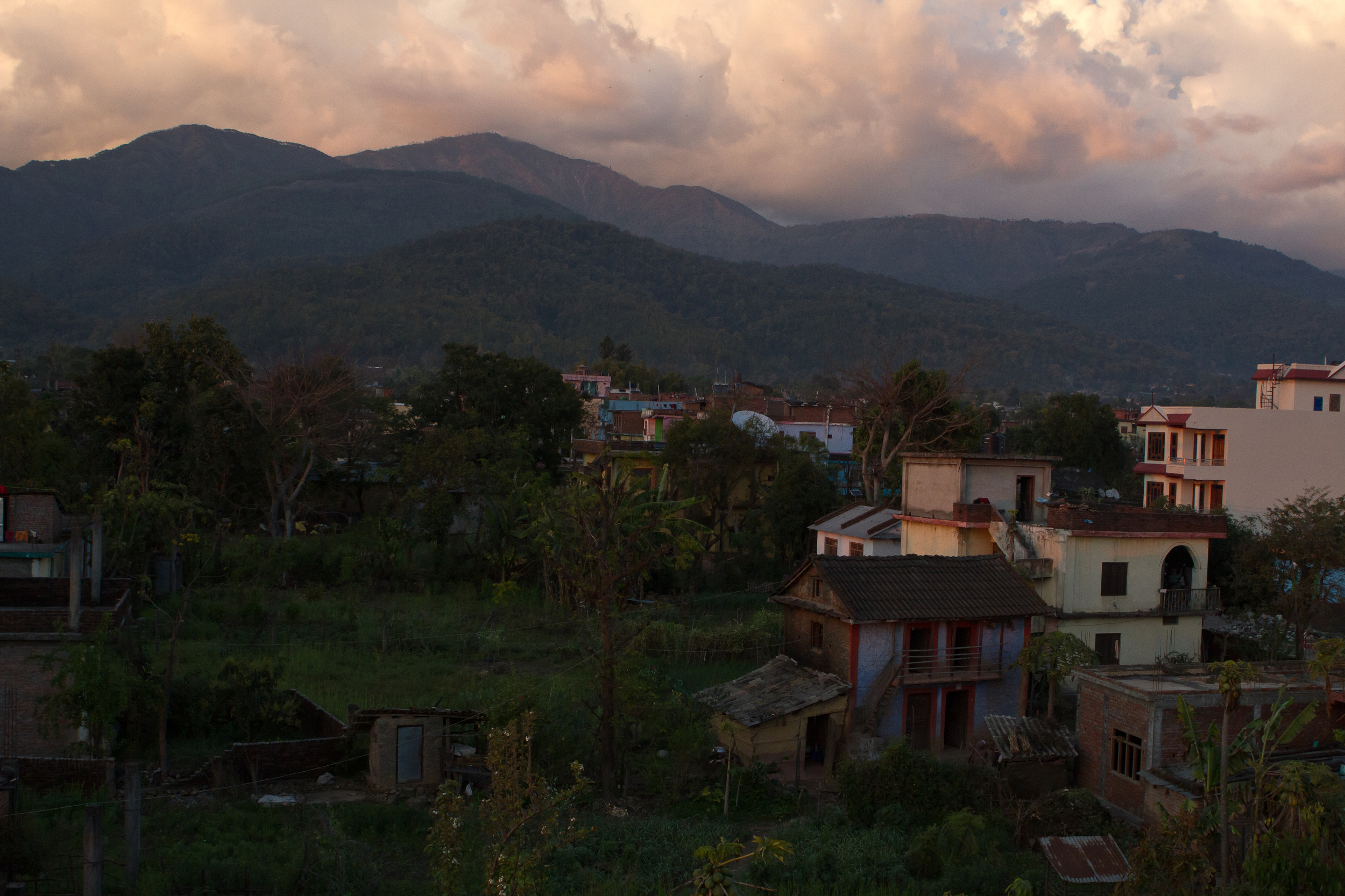  A view of Surkhet, Nepal, home of She's the First's partner school. (photo by Kate Lord) 