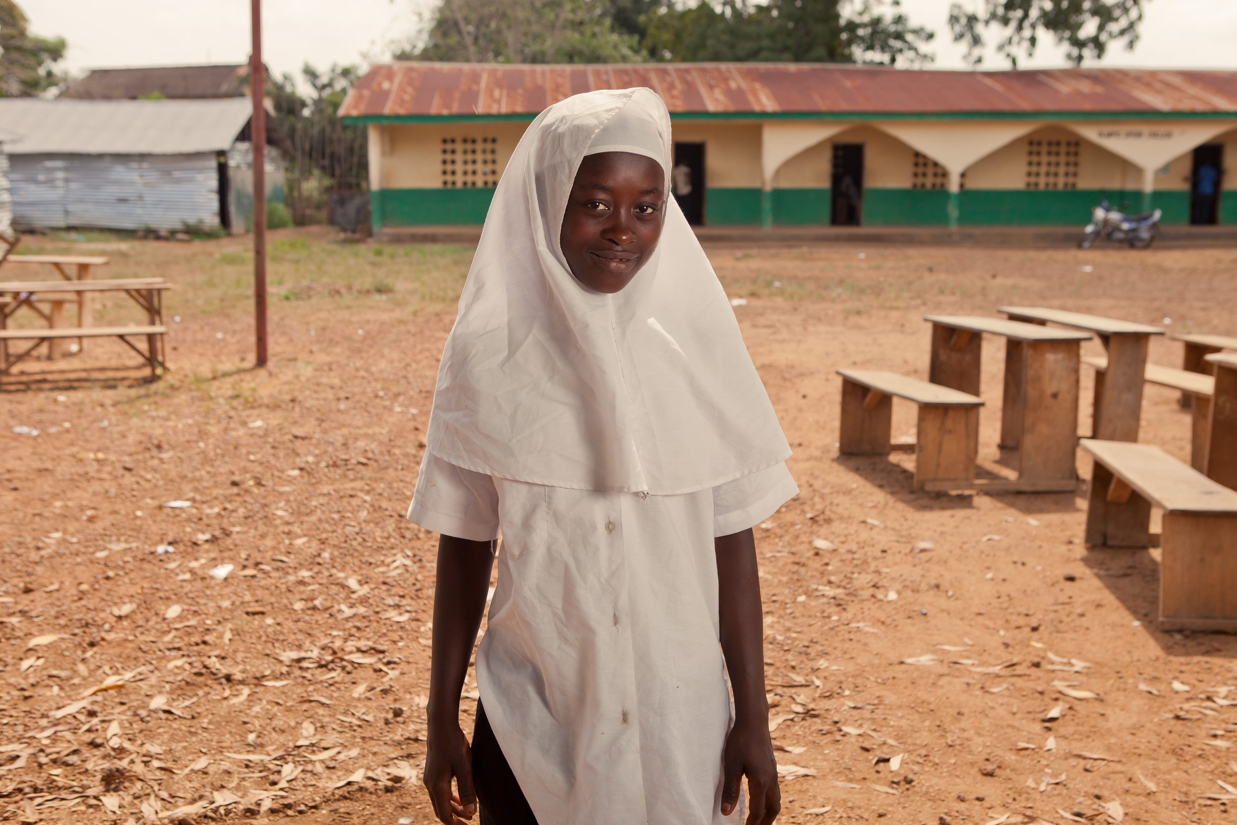  She's the First Scholar Kadiatu, 14, wants to be president! She wants to provide free education to girls in Sierra Leone. 