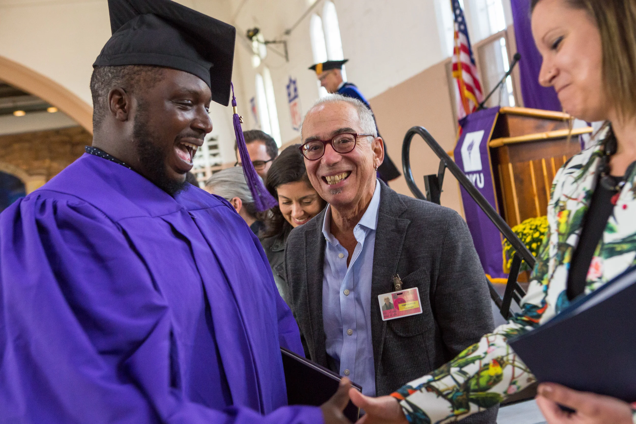 The program supports graduates like Ryan after they've been released by facilitating financial aid, credit-transfers and continuing education.