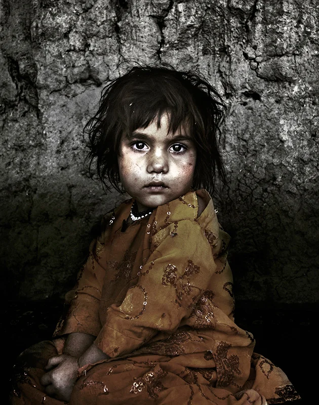 Nazia, 4, was sold for $800. Her father Meer Ahmad was forced to choose between his two daughters. He wanted to save the life of his sick daughter Sahiba, 8 but to pay for her tratment he had to sell Nazia to a 50 year old man from Helmand.