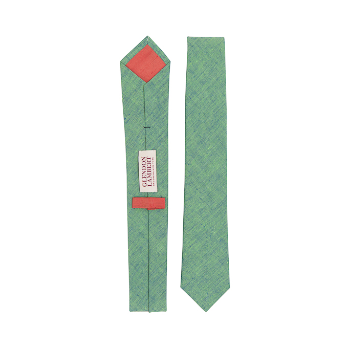 Yarn Dyed Linen Leaf Necktie - QTY 8.jpg