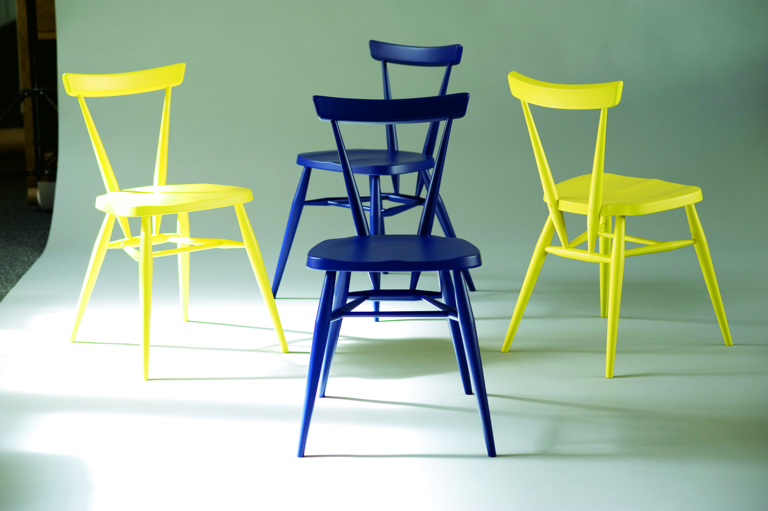 Ercol_stacking chairs model no 392_yellow and navy_new colors.jpg