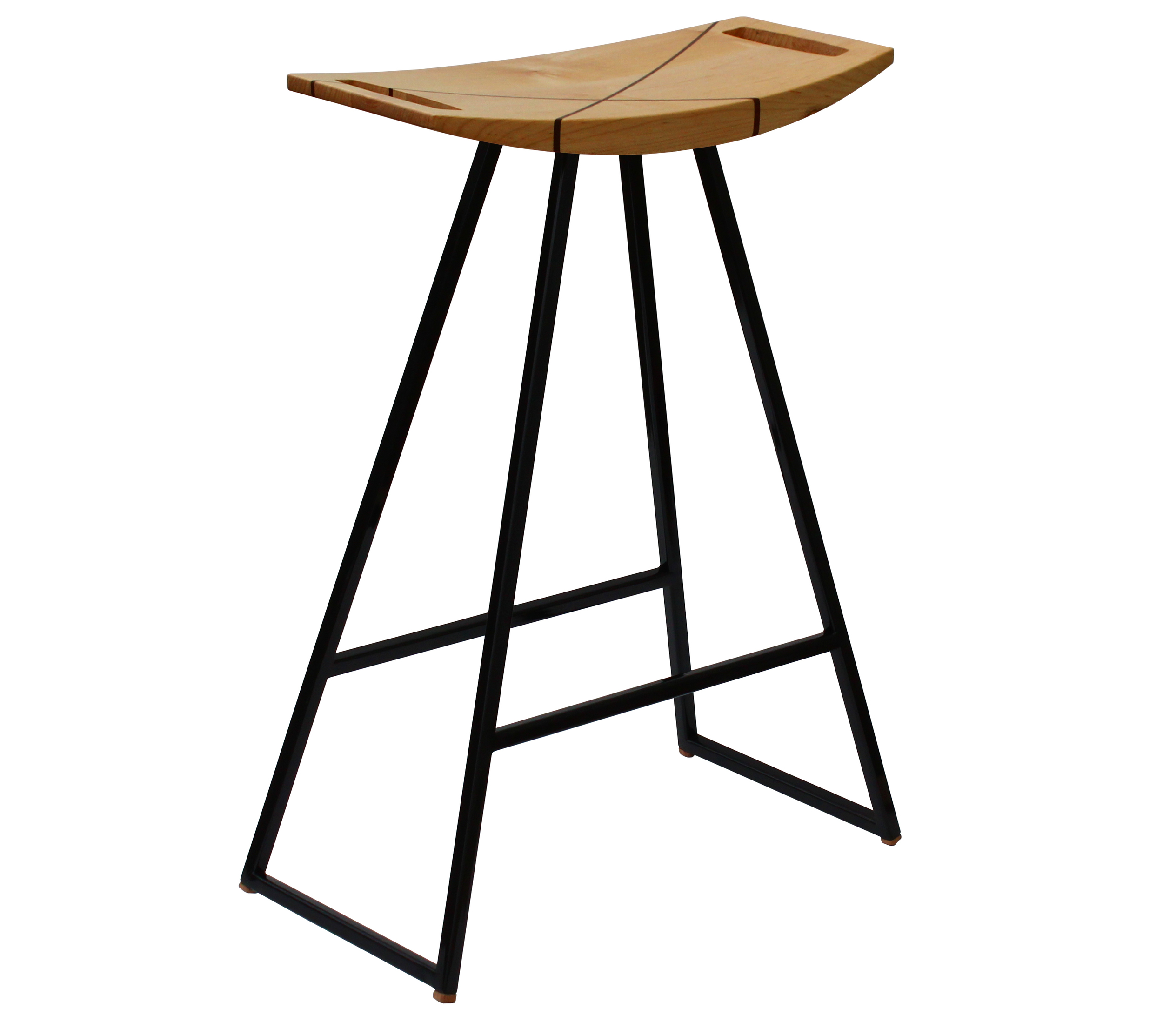 Tronk Design_Roberts Stool_Maple with Inlay  Black.jpg