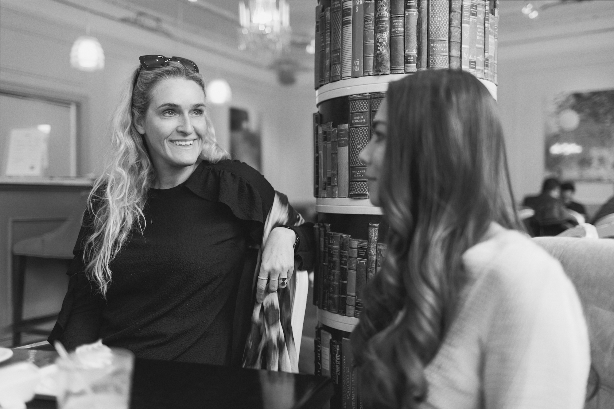 To the left stylist Angelina Jolin, with Precious 7's Editor in Chief Anna Maria Sandegren