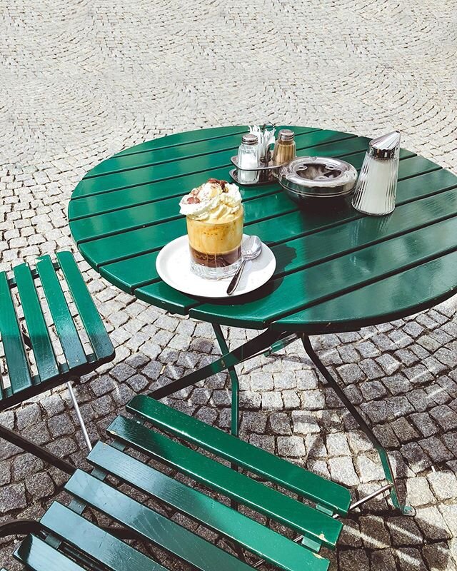 A sunny day, cobbled streets, rickety chairs and tables replete with an ashtray and the yummiest Viennese coffee you could imagine. I miss this quintessential European cafe experience, but man, I just miss the luxury of being able to grab a simple co