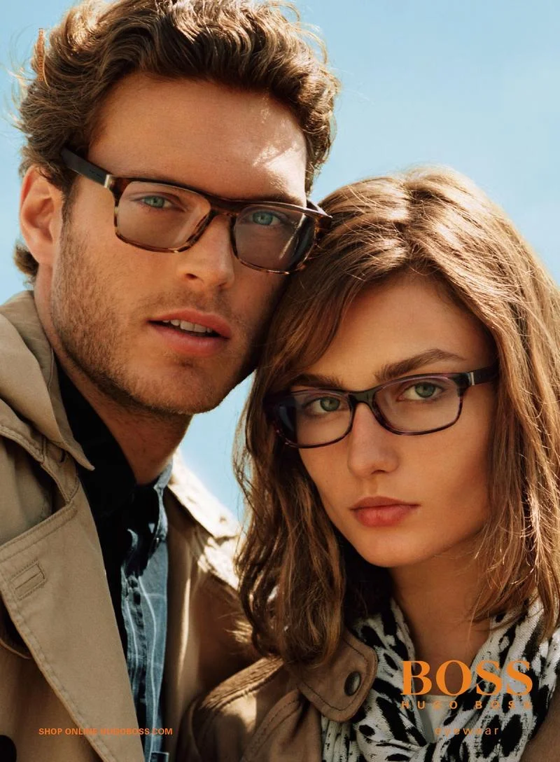 boss orange glasses woman