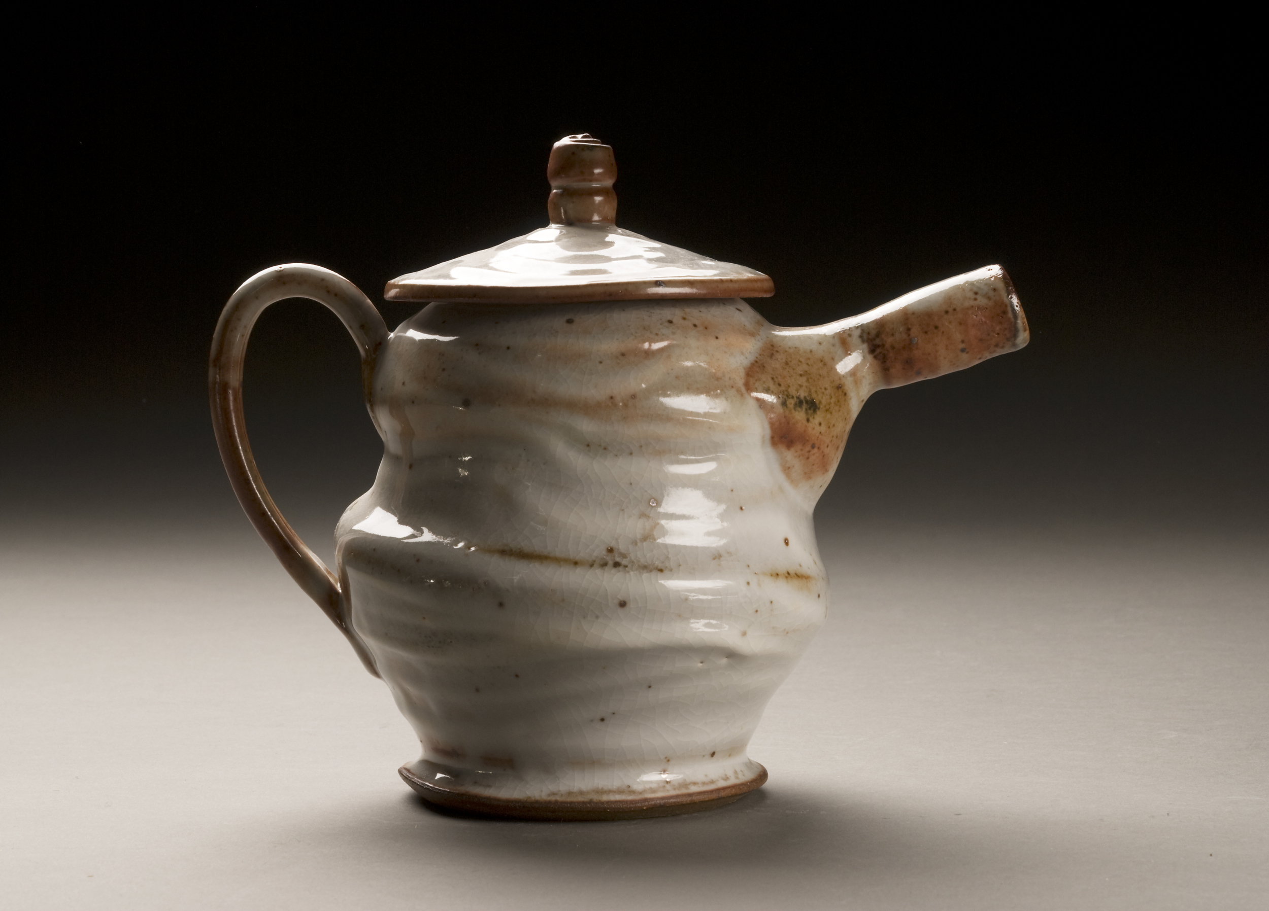 Shino Glazed Teapot