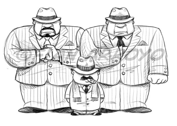 cartoon mafia — Blog page for award winning fantasy artist and illustrator  Fian Arroyo — Fian Arroyo Illustration