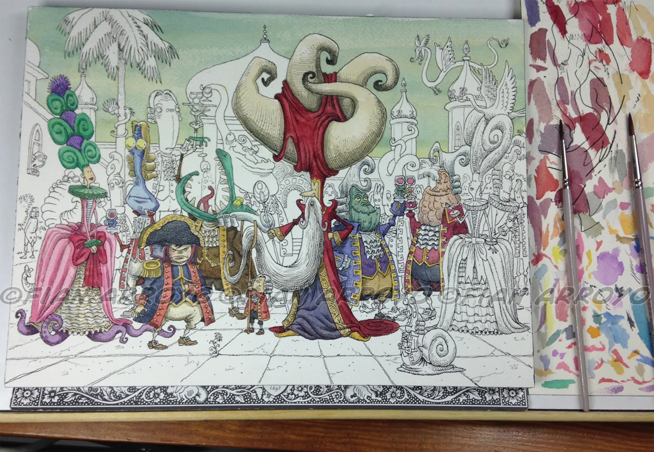 Bringing more of the characters to life. Bringing this party into full view.