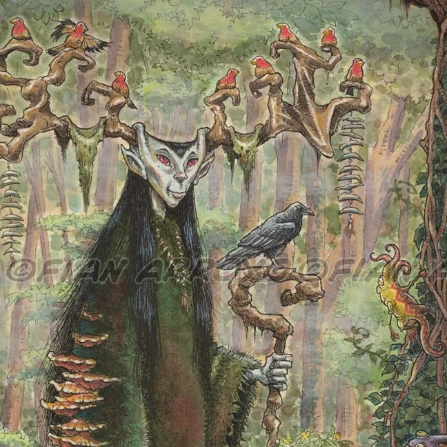 I started my weekend off on Friday with a double shot of good news. The first was I got accepted to sell my art at Gen Con in Indianapolis in August. Gen Con is one the largest conventions in the country for all things gaming and fantasy. The second shot was that "Gentle Whisper of an Ancient Voice" was accepted into the juried awards book for fantasy art called "Infected By Art" which will be available later this year. I am feeling very honored and blessed to have been chosen to be included among some great art and artists.
