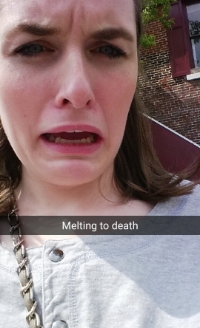 This is my attempt at Kim Kardashian's crying face.