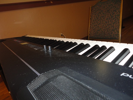 Our Audition Station at the Falmouth Hall