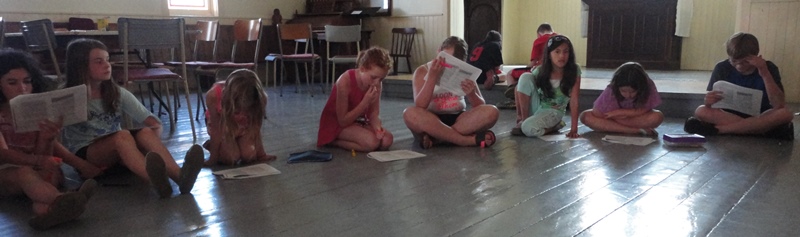 Our first cast read-through of the Charlotte's Web script this Monday!