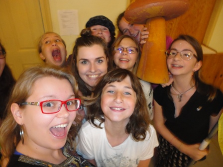 "But first ... let me take a selfie!"