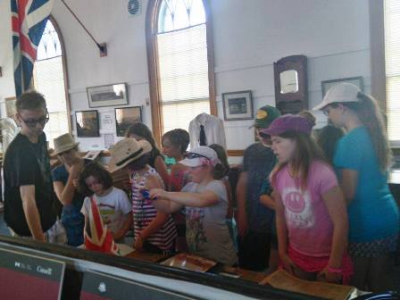 A snapshot from Wednesday's trip to the Historical Society.