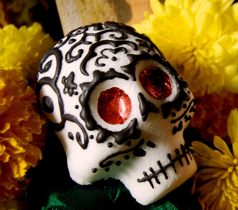 Aesthetic Dia De Los Muertos Artistic Gift Dia De Los Muertos Flowery Skull Day of The Dead Throw Pillow Multicolor 18x18