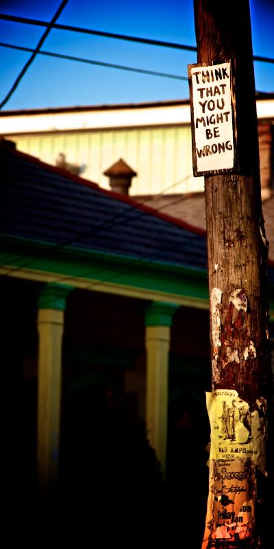 A sign of the Big Easy