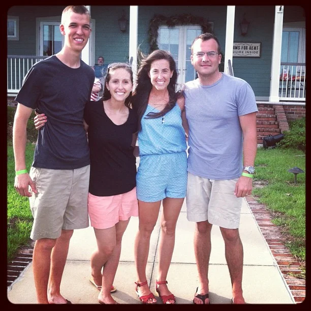 The Stewarts & Steigners celebrating the 4th of July in Pensacola, FL