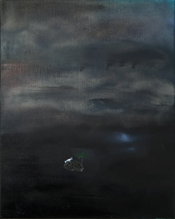  Ghost Shrimp, 16x20 inches, oil on linen, 2015 