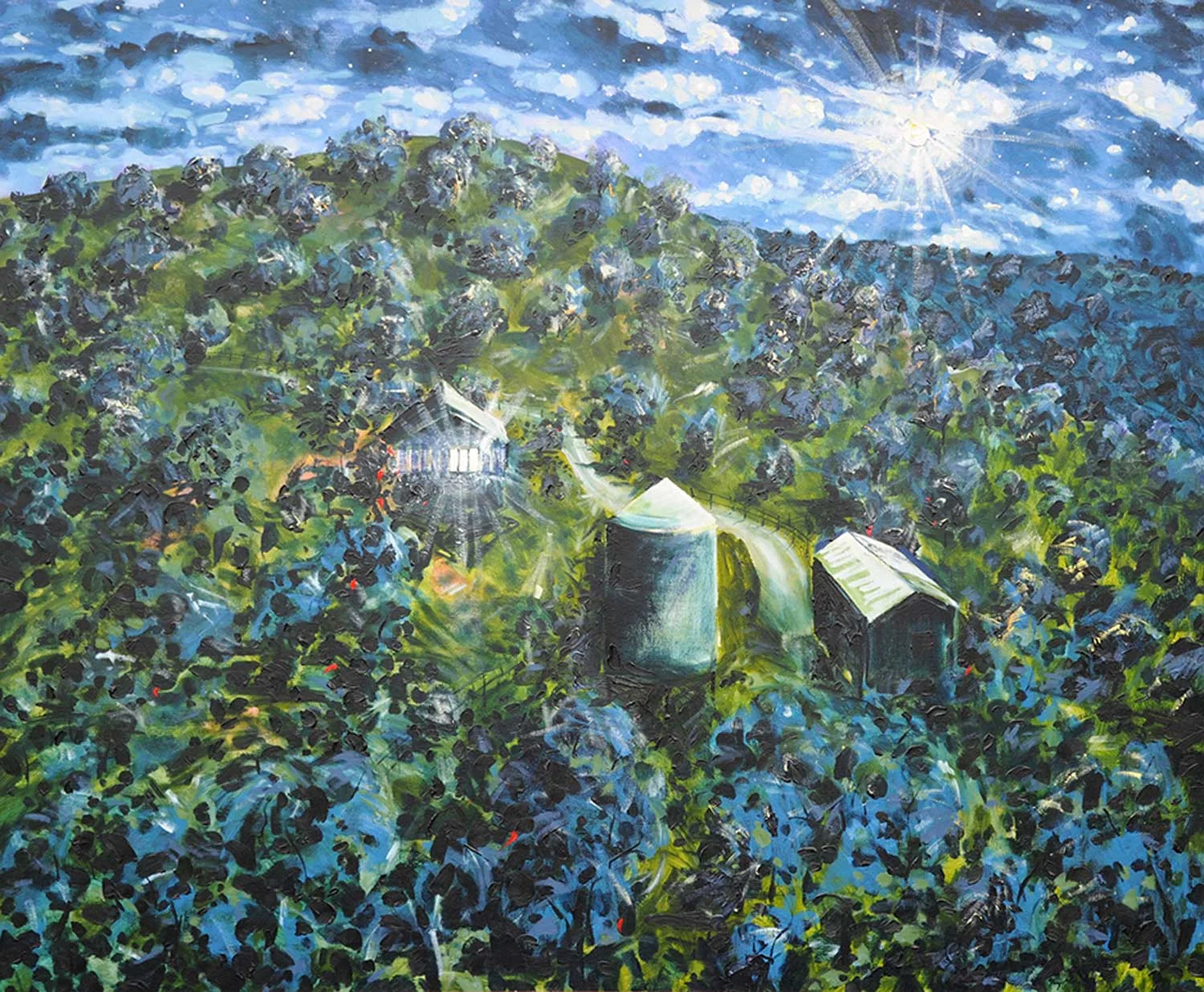 Full Moon Aeroplane Hill