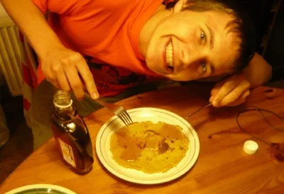 Oh God, it’s Pancake Day. With maple syrup fresh from the woods of Wisconsin.