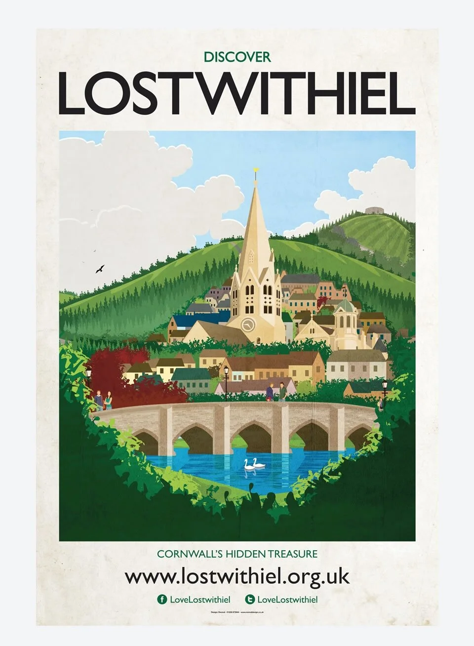 Lostwithiel Train Station Poster