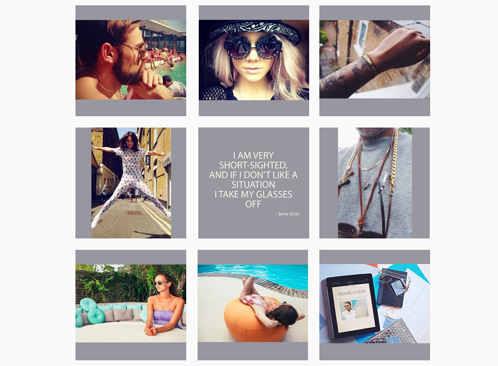 Social Media Post Design/Artworking for Frame Chain