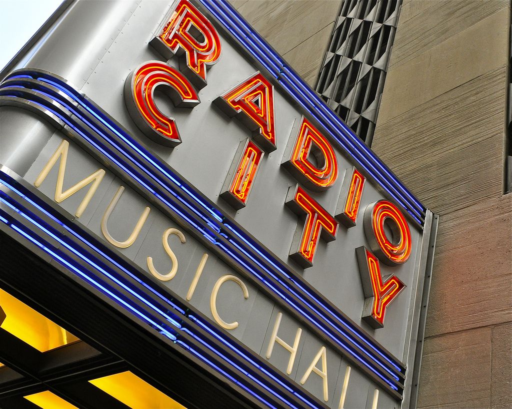 Radio City Music Hall Marquee, NYC.