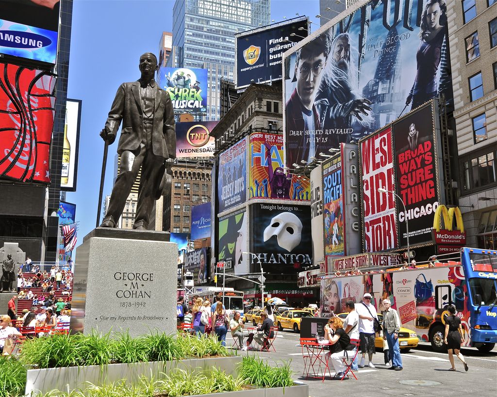 Broadway Theatre District, NYC.