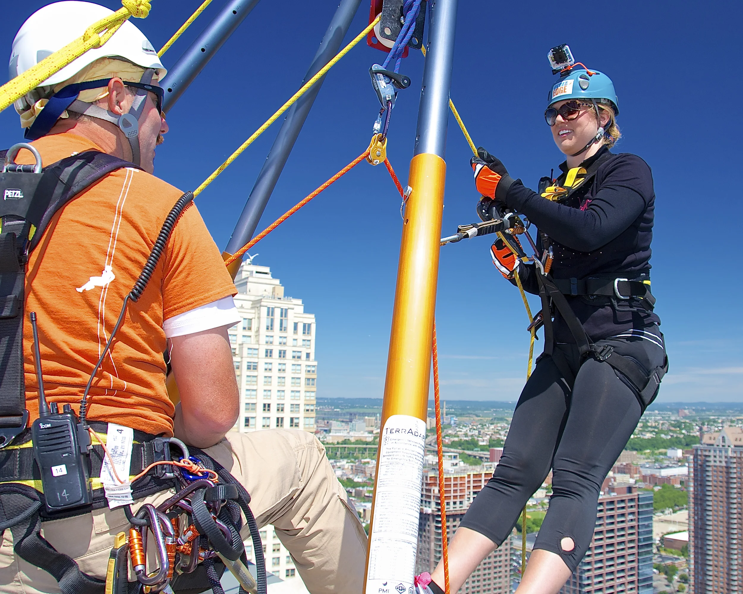 Over The Edge, American Cancer Society, Jersey City, NJ.