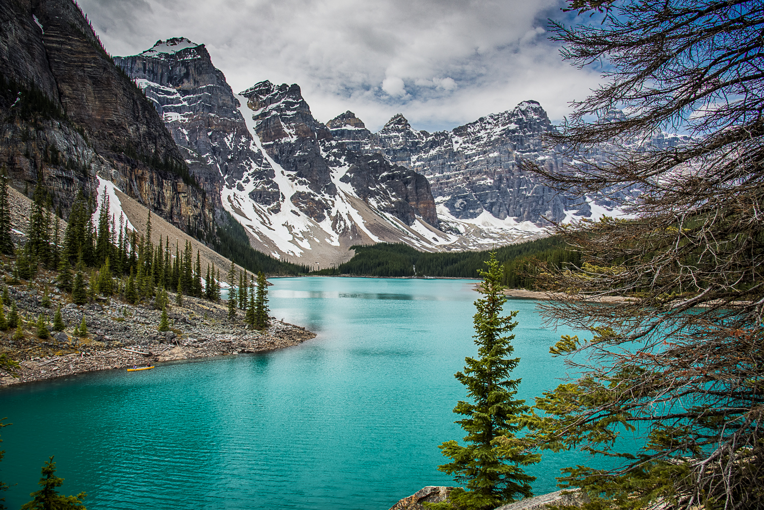 Moraine Lake, Alberta, Canada.