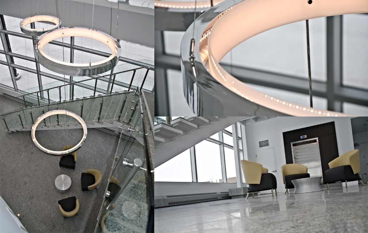 Hieu C. Truong Centre of Excellence for the Royal Canadian Mint in Winnipeg, MB. Interior Design and space planning by Susan Rea Interior Design. Photos by RMC Photography. 