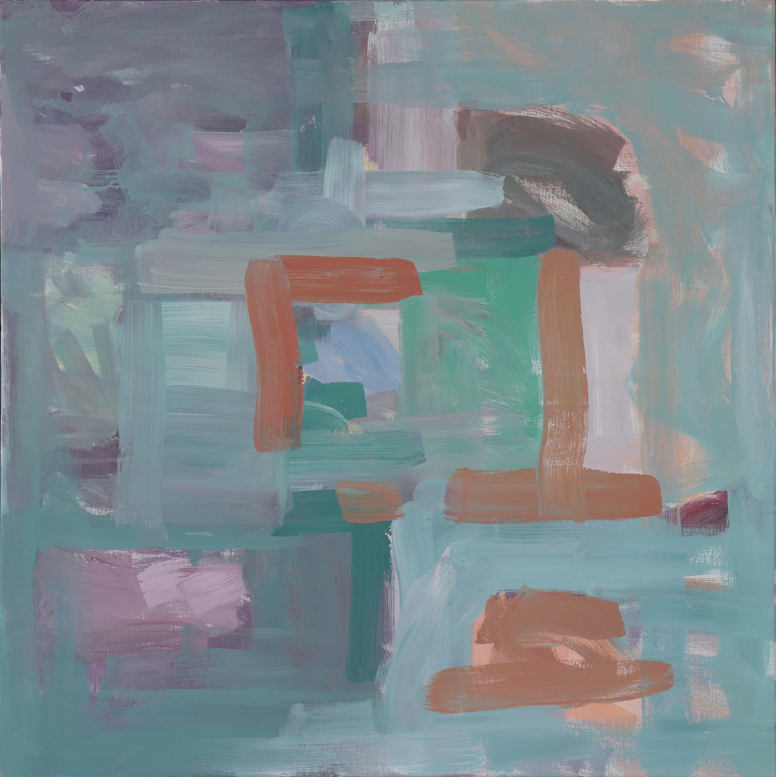 36 x 36 inch, acrylic on canvas