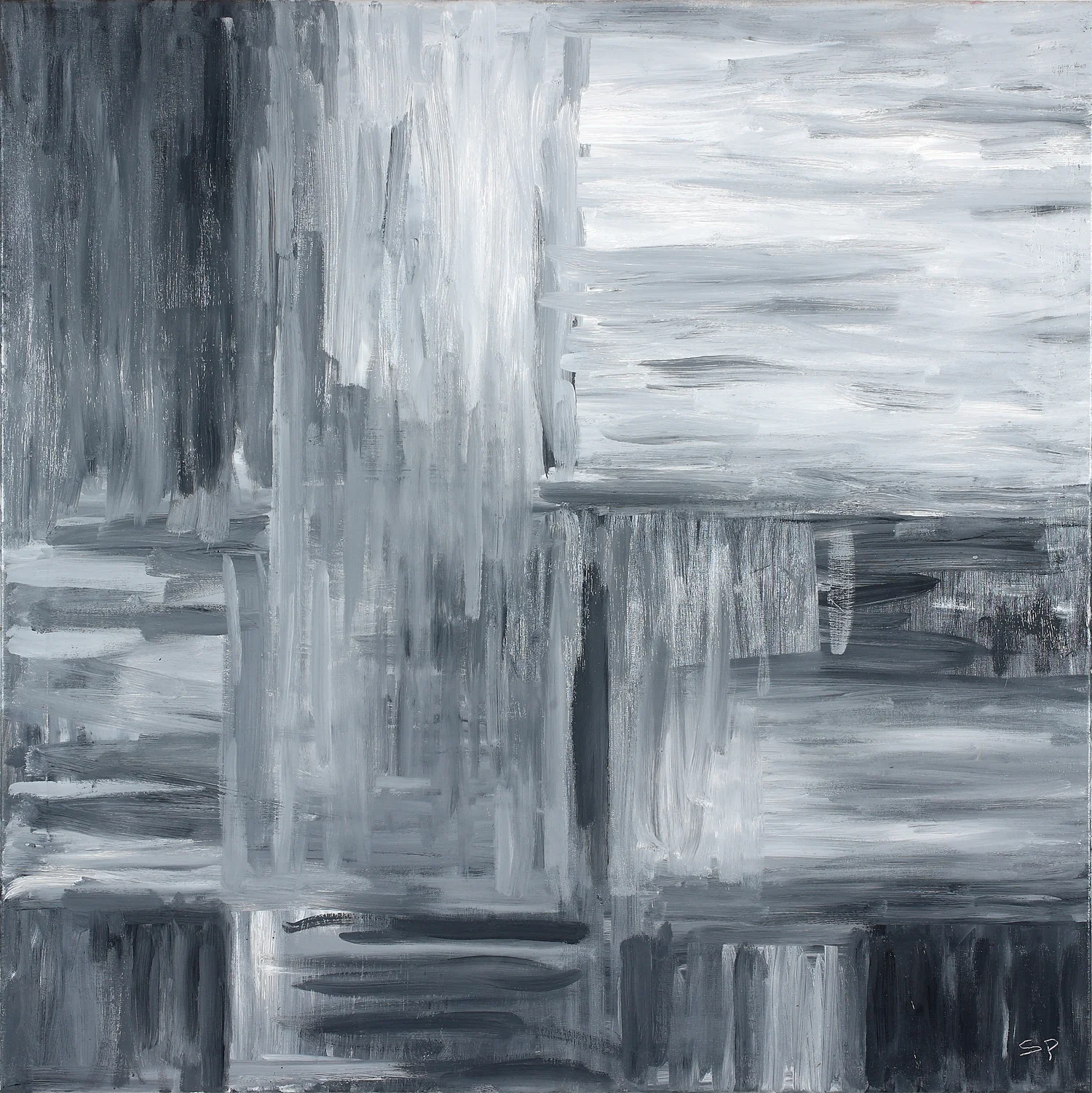 Binomial Cube I 30 x 30 inches Oil on canvas