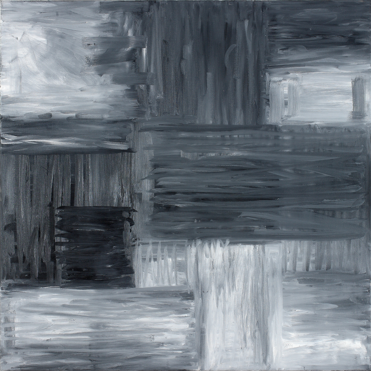  Binomial Cube III  30&nbsp;x 30&nbsp;inches  Oil on canvas 