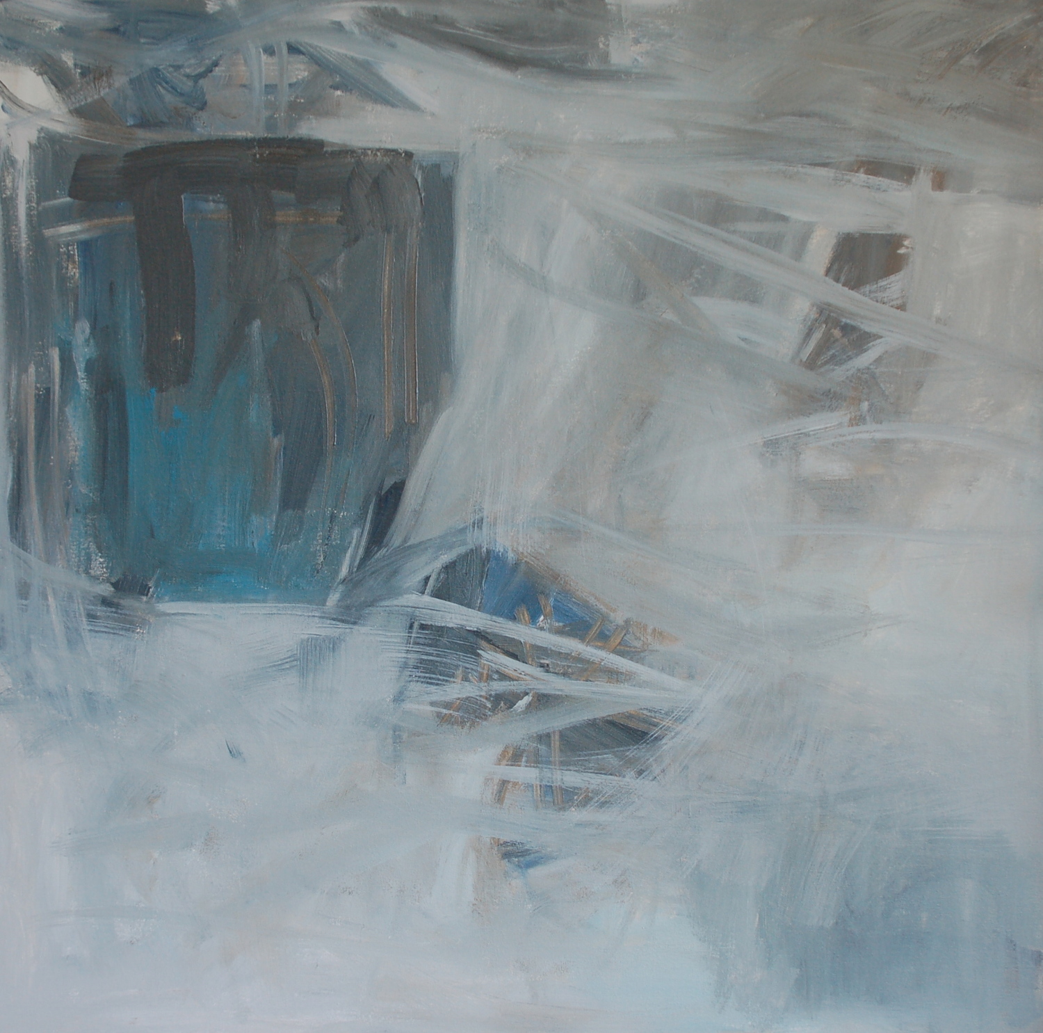 Collapse 36 x 36 inches Acrylic on canvas