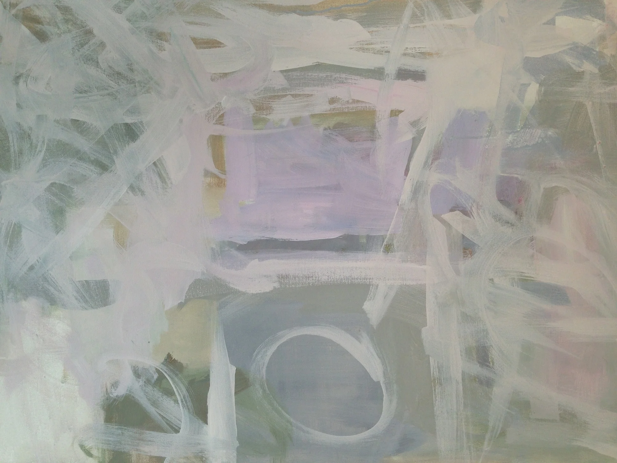 Ghost I 30 x 40 inches Acrylic on canvas