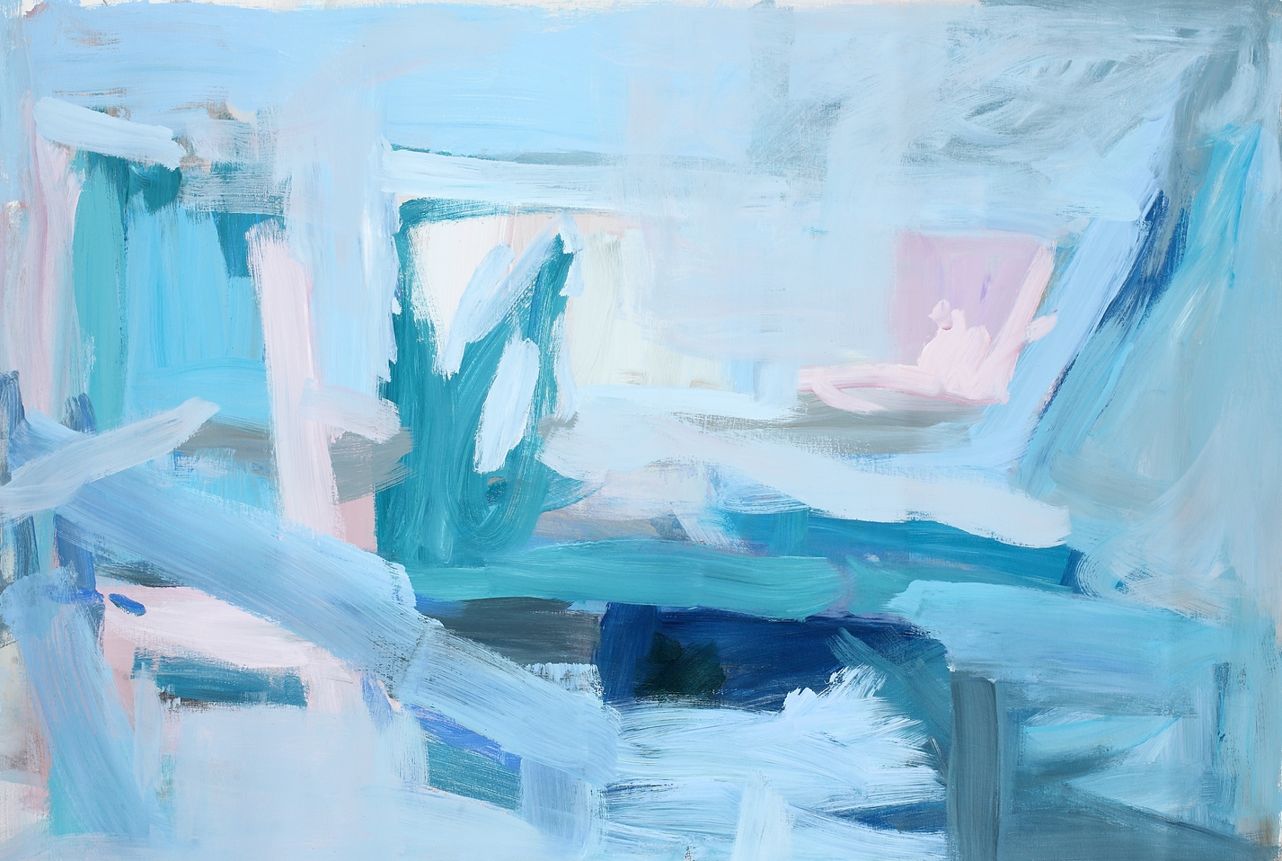  Blue Horizon  Acrylic on Canvas  40 x 50 inches 