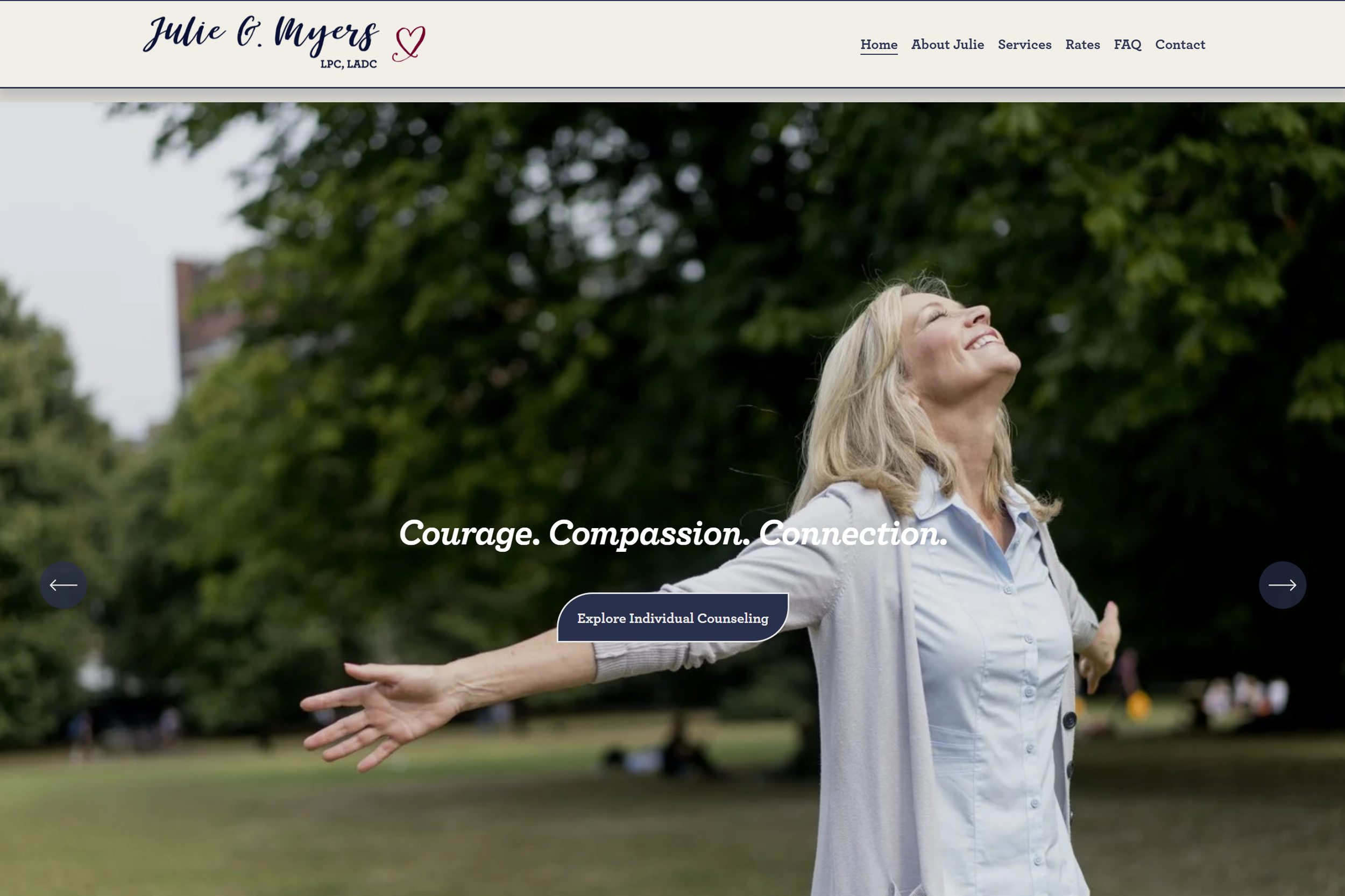 Julie G Myers LPC, LADC